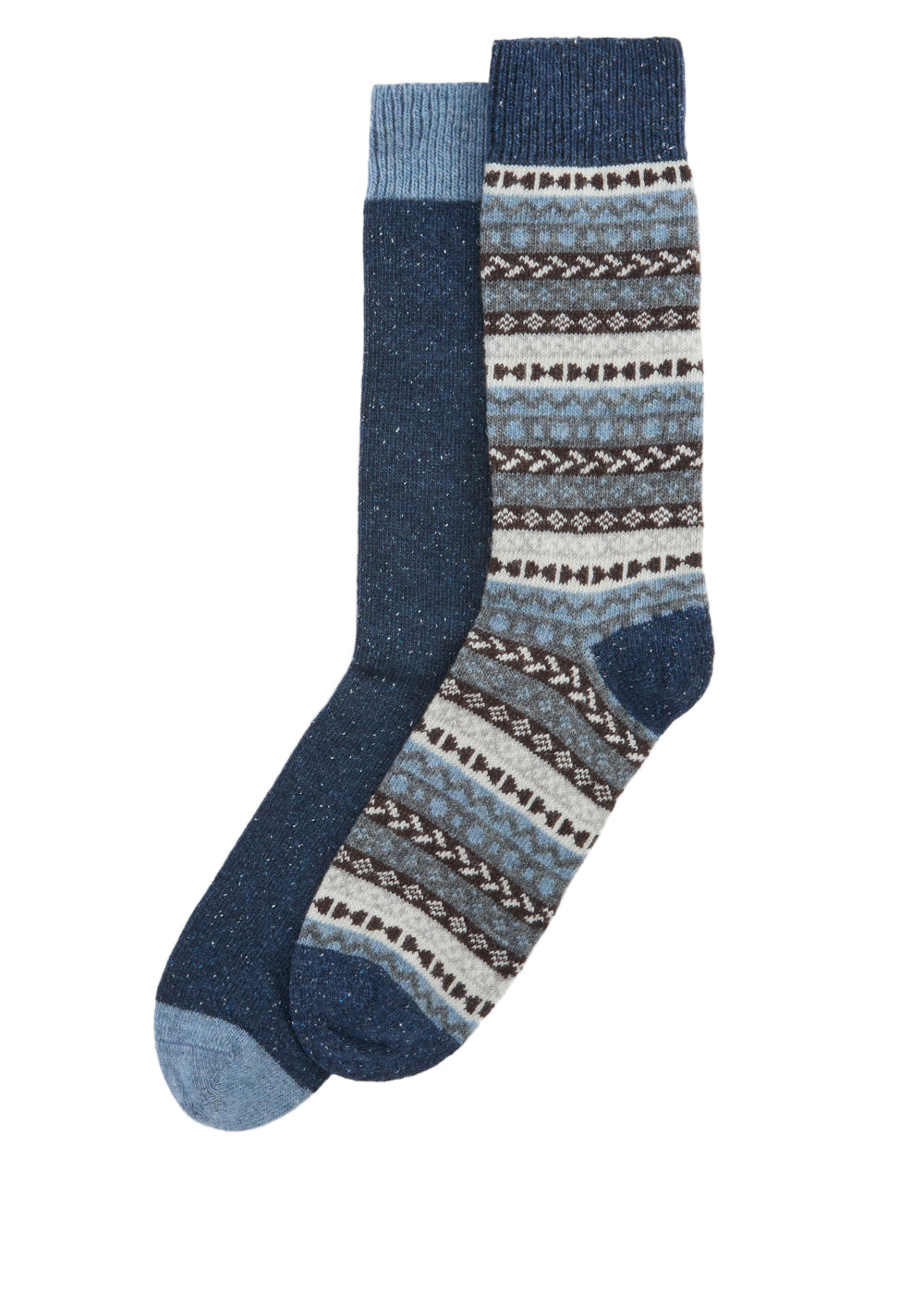Fairisle Socks - 2 Pack
