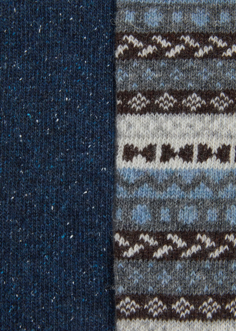 Fairisle Socks - 2 Pack