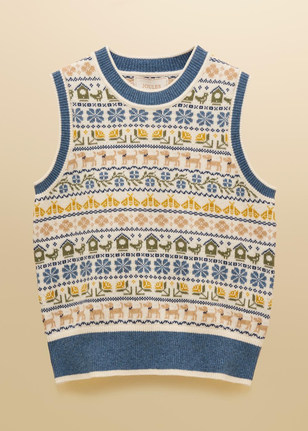 Intarsia Knitted Tank