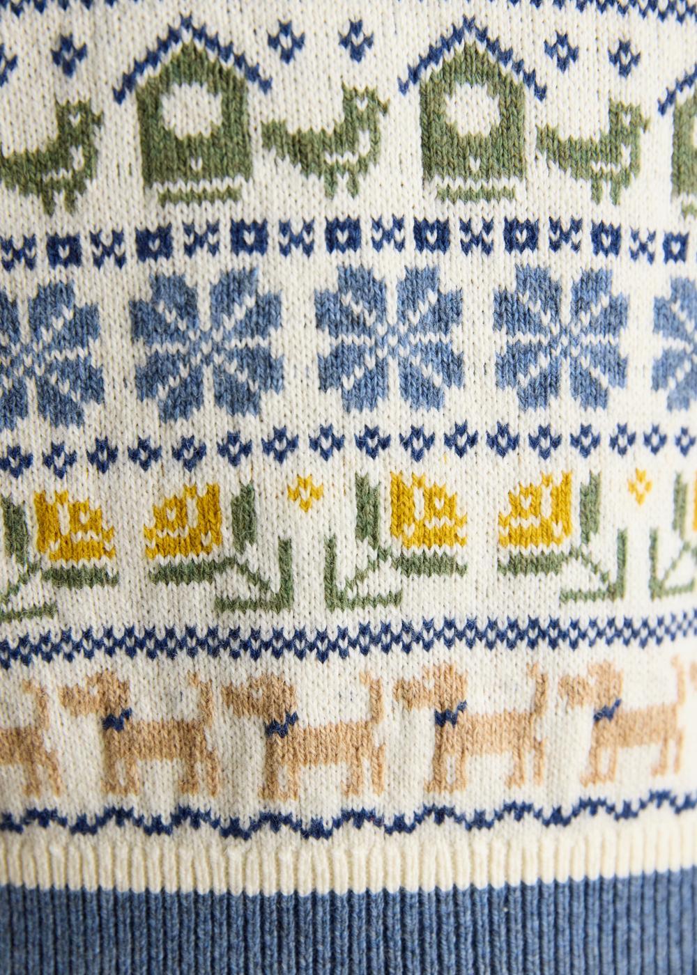 Intarsia Knitted Tank