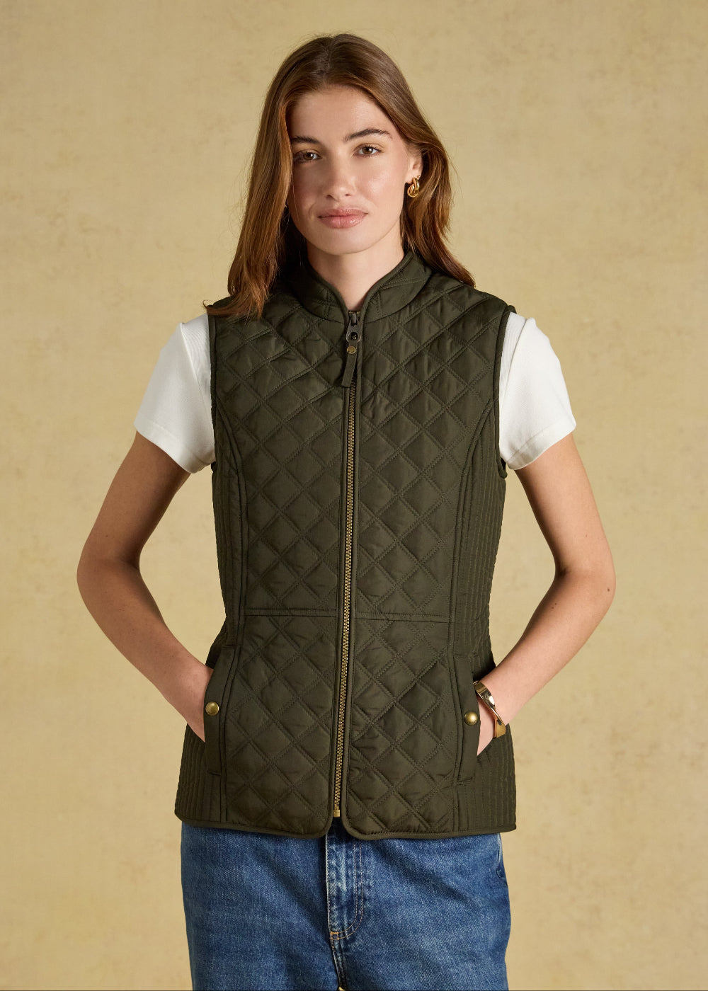 Minx Diamond Quilted Gilet