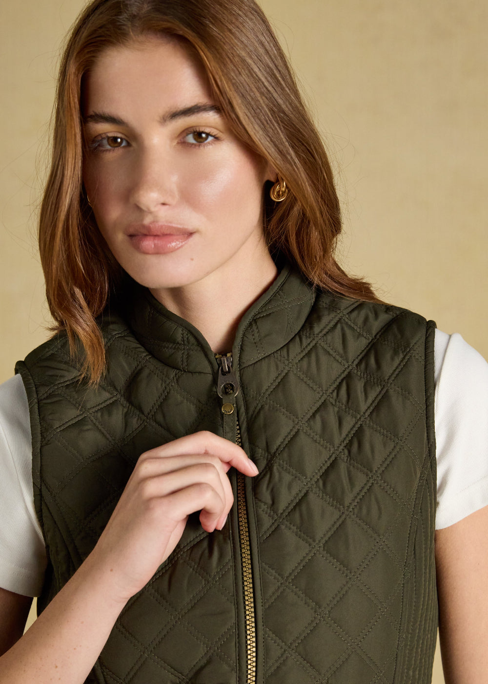 Minx Diamond Quilted Gilet