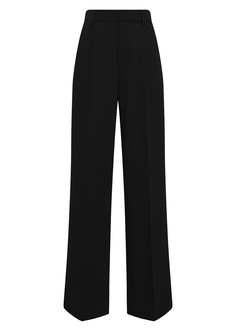 Pleated Wide Leg Trousers