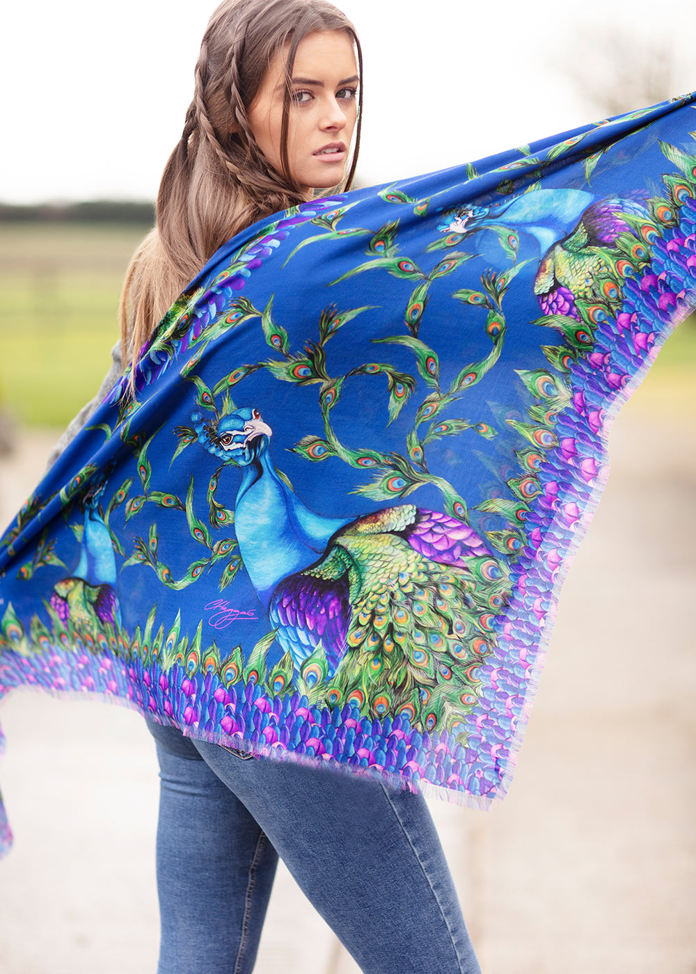 Pluming Marvellous Shawl