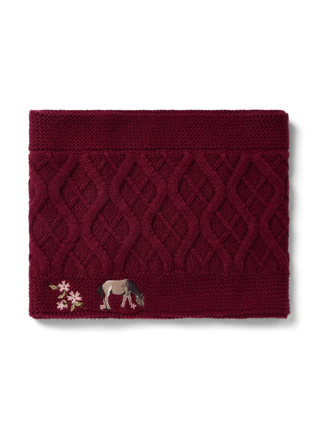 Horseshoe Floral Snood