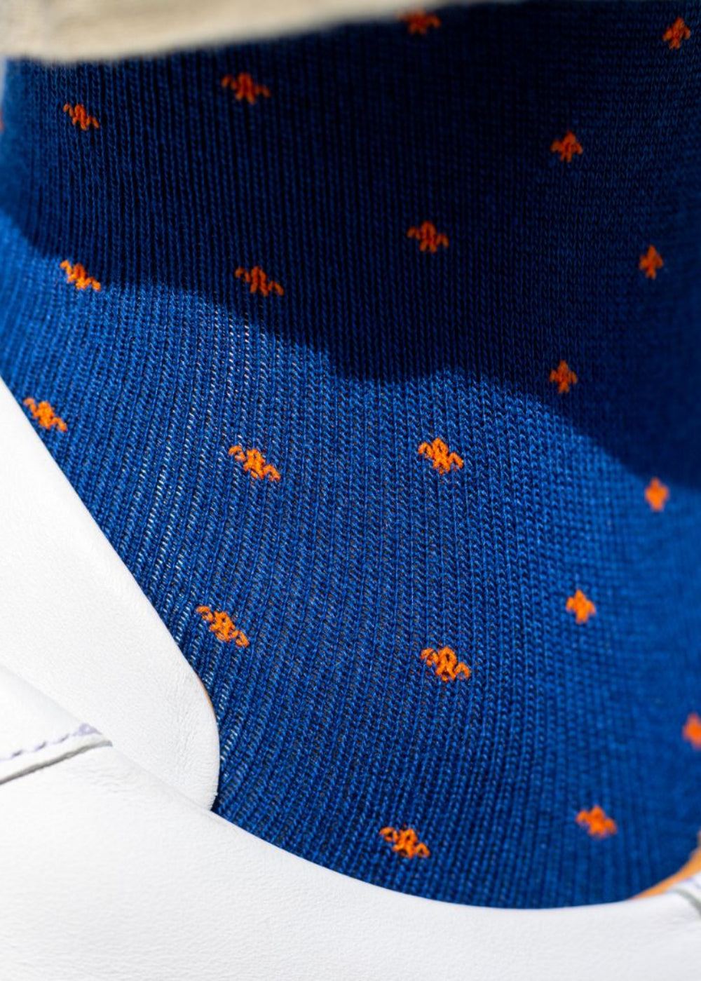 Spotted Orange Bamboo Socks