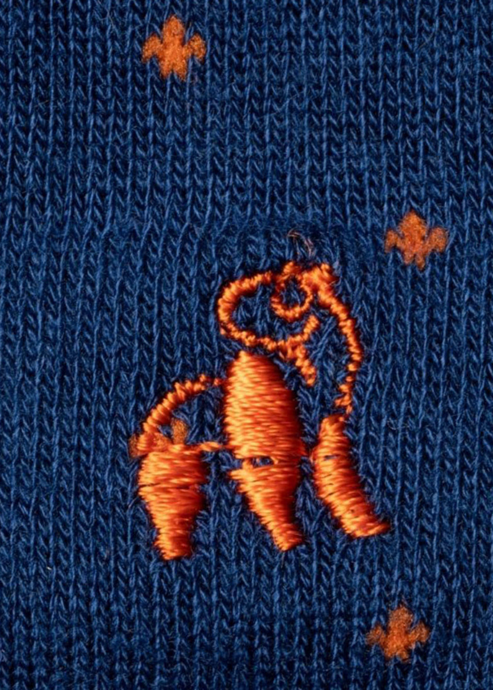 Spotted Orange Bamboo Socks