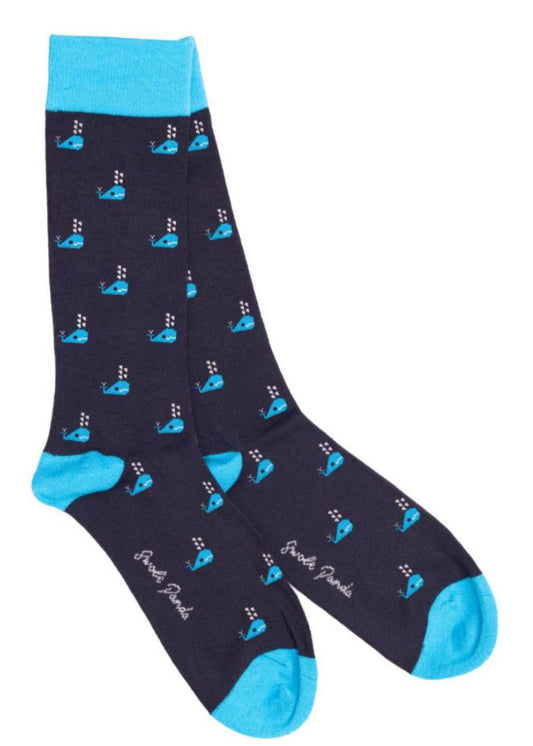 Whale Bamboo Socks