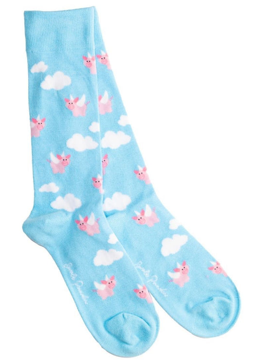 Flying Pig Bamboo Socks
