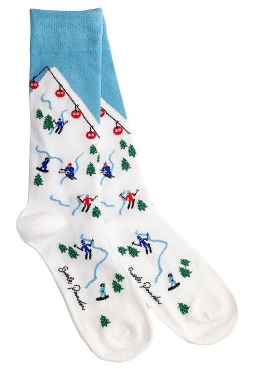 Ski Lift Bamboo Socks