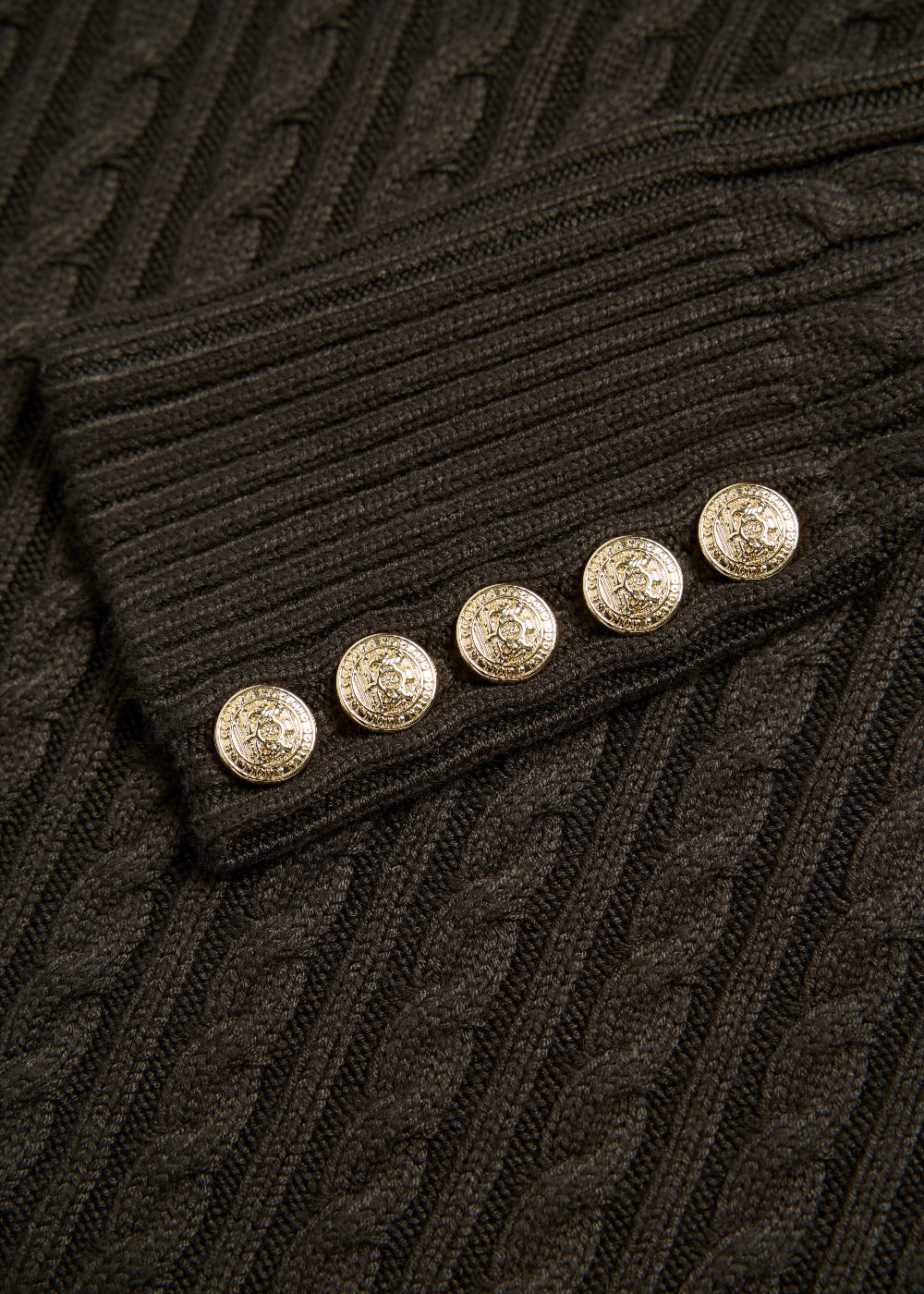 Seattle Roll Neck Cable Knit