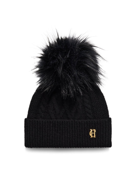 Sloane Cable Bobble Hat