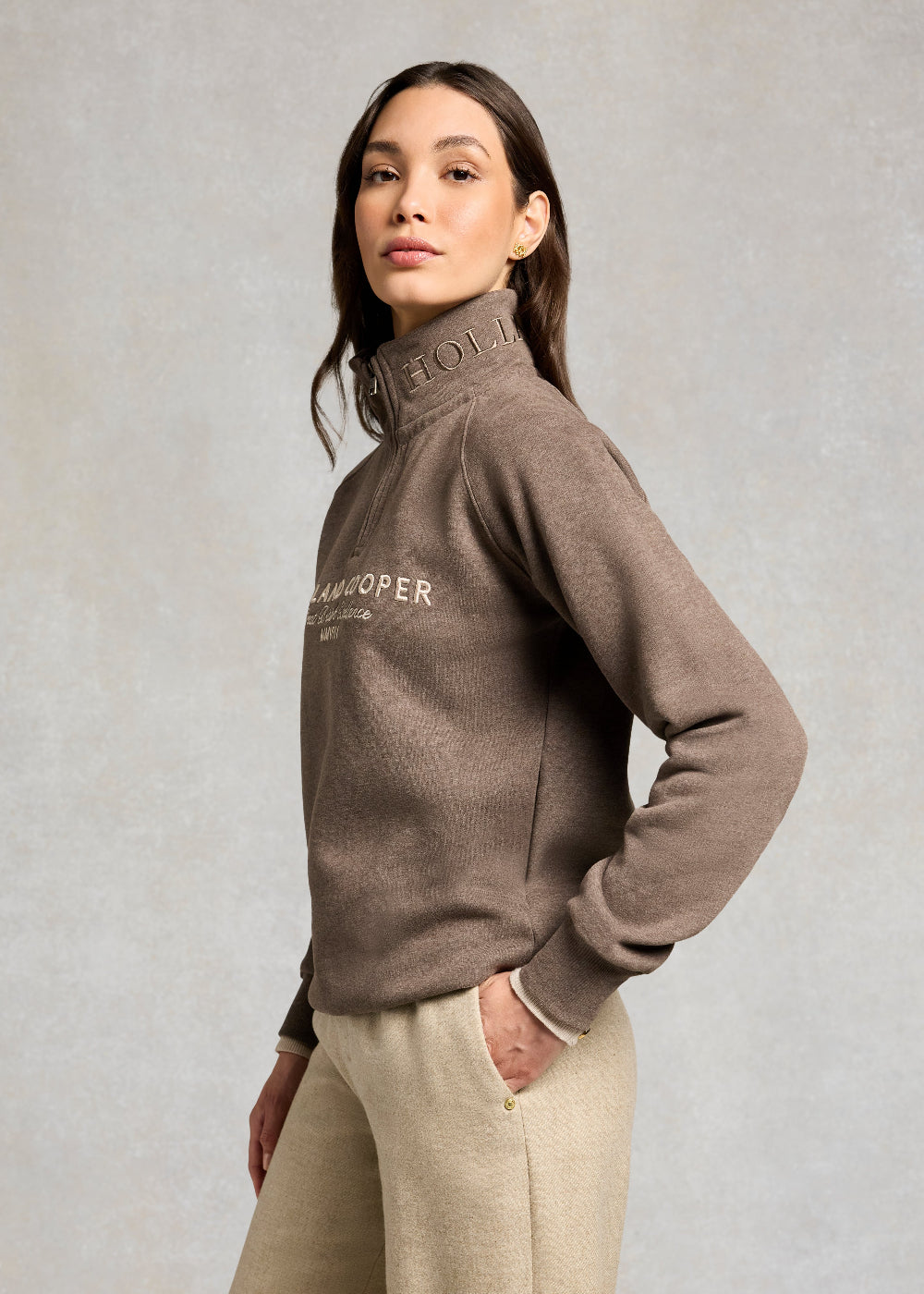 Sporting Goods Zip Henley