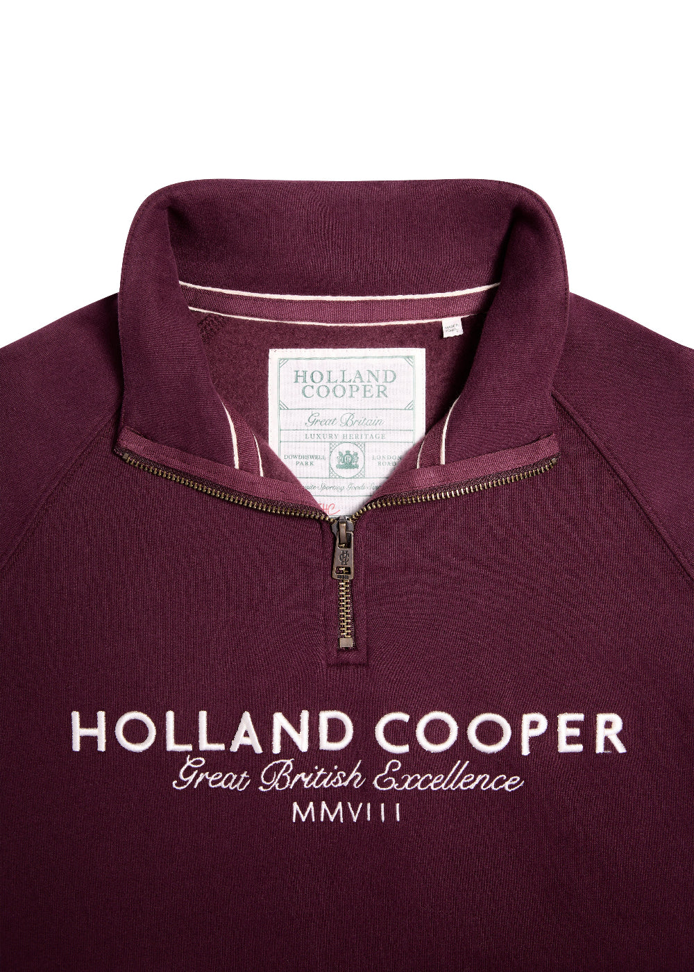 Sporting Goods Zip Henley