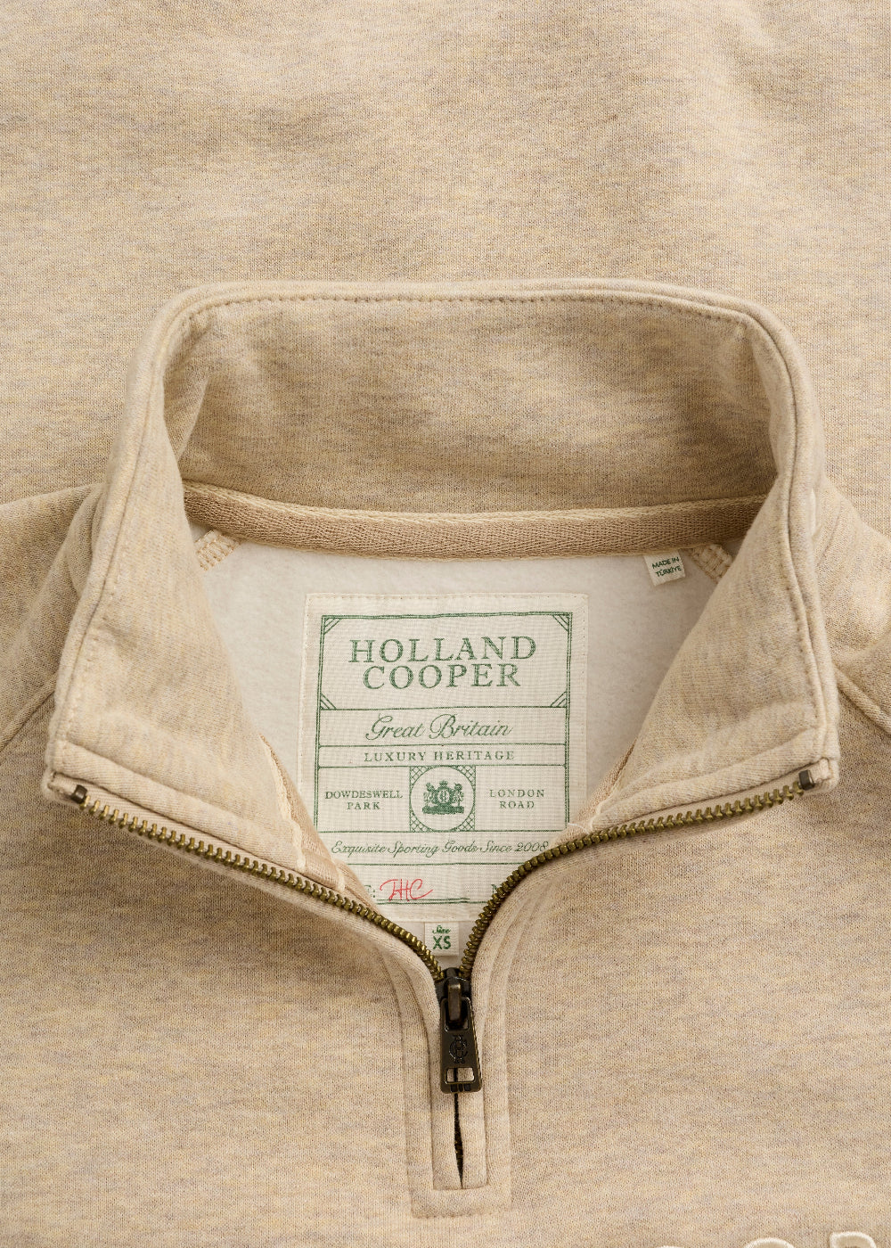 Sporting Goods Zip Henley