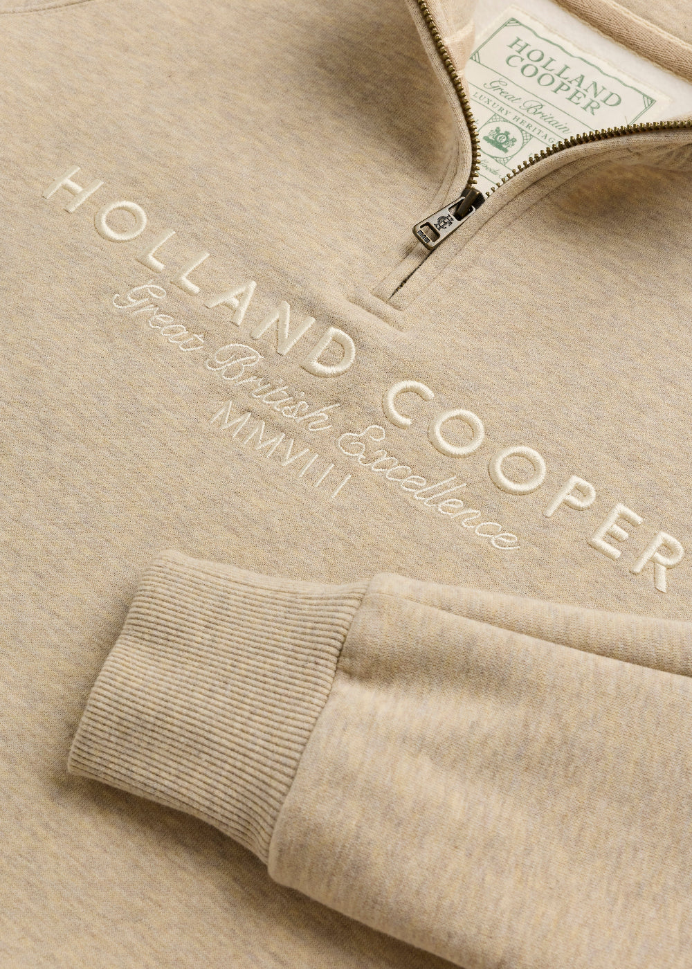 Sporting Goods Zip Henley