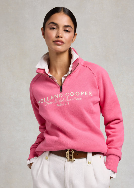 Sporting Goods Zip Henley