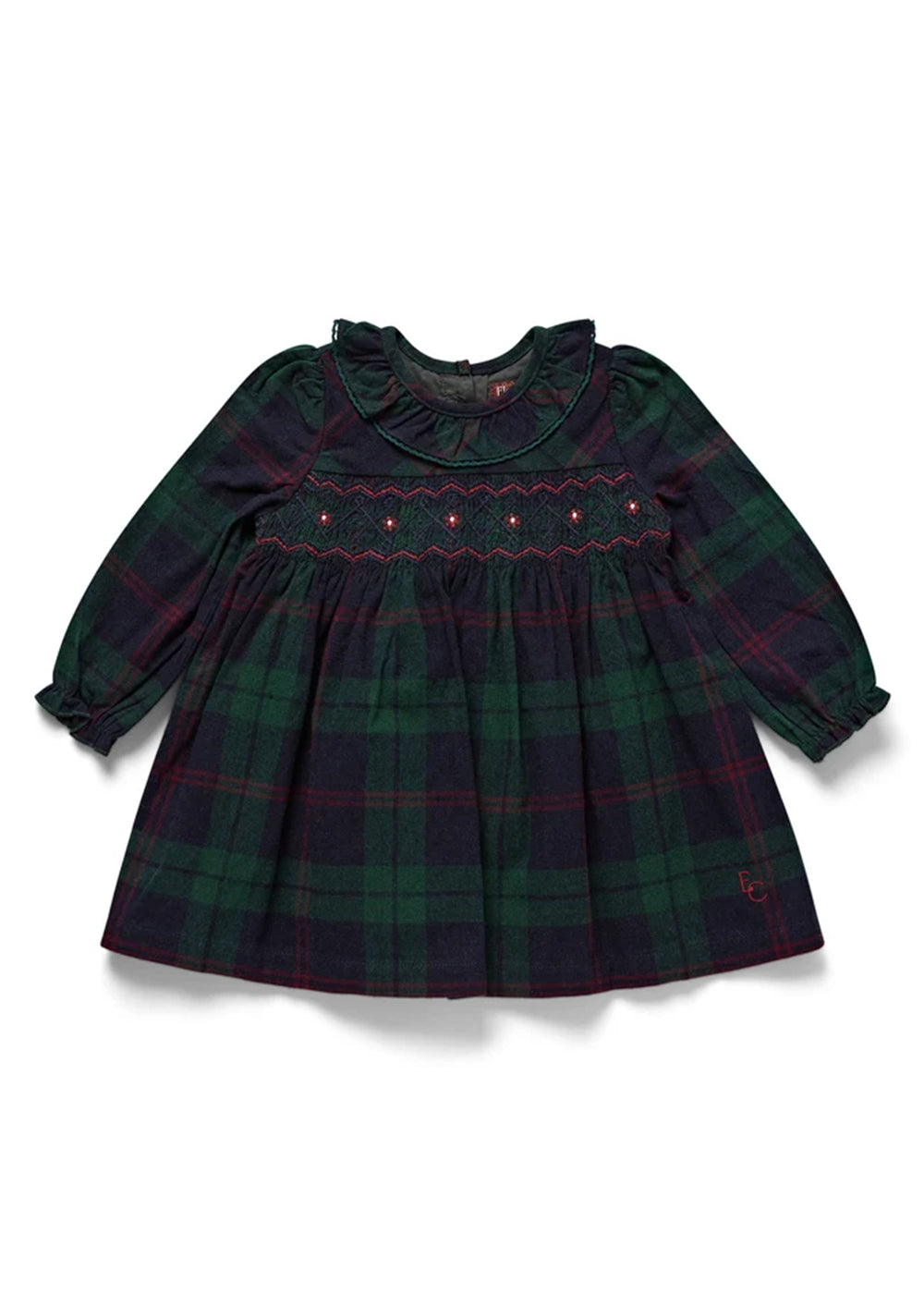Tartan Smocked Dress