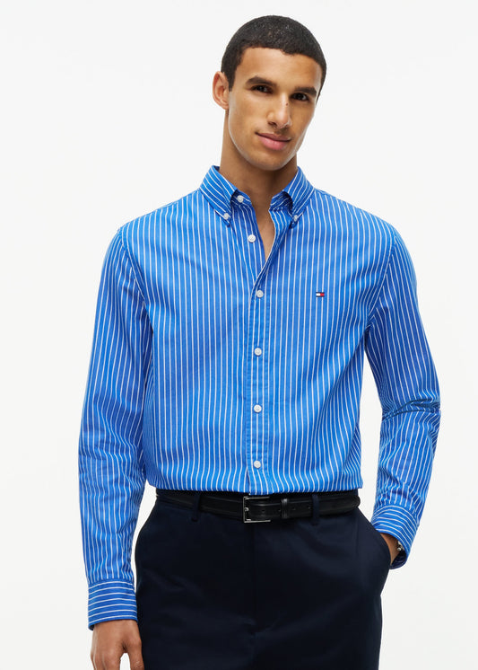 Flex Hairline Poplin Shirt