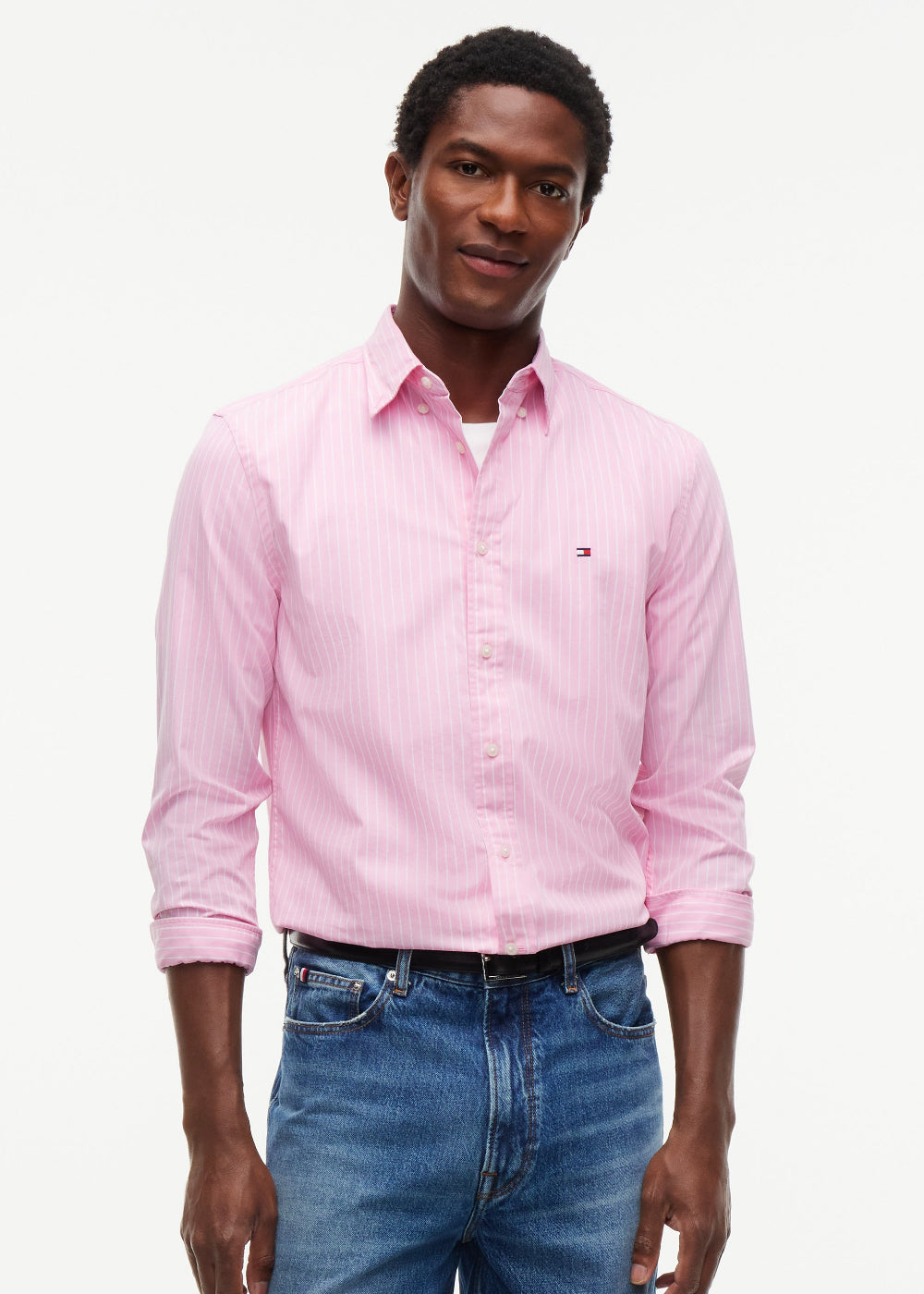 Flex Hairline Poplin Shirt