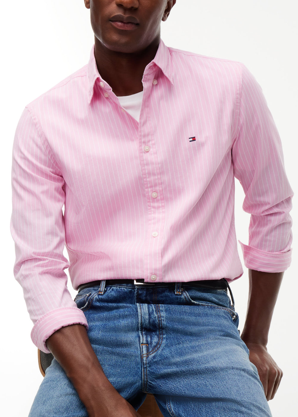 Flex Hairline Poplin Shirt