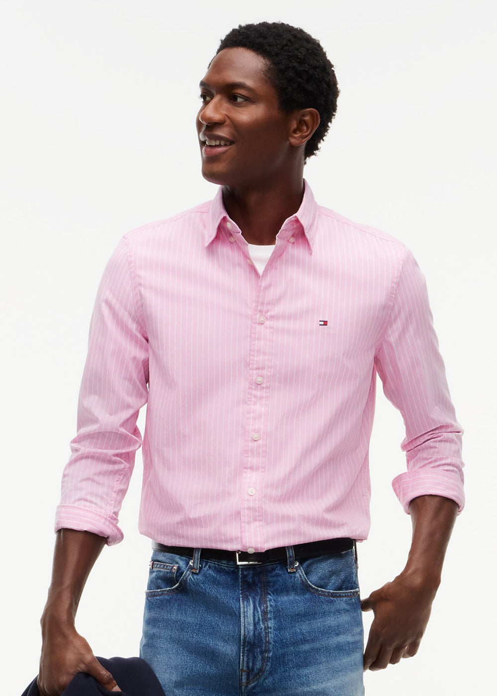Flex Hairline Poplin Shirt