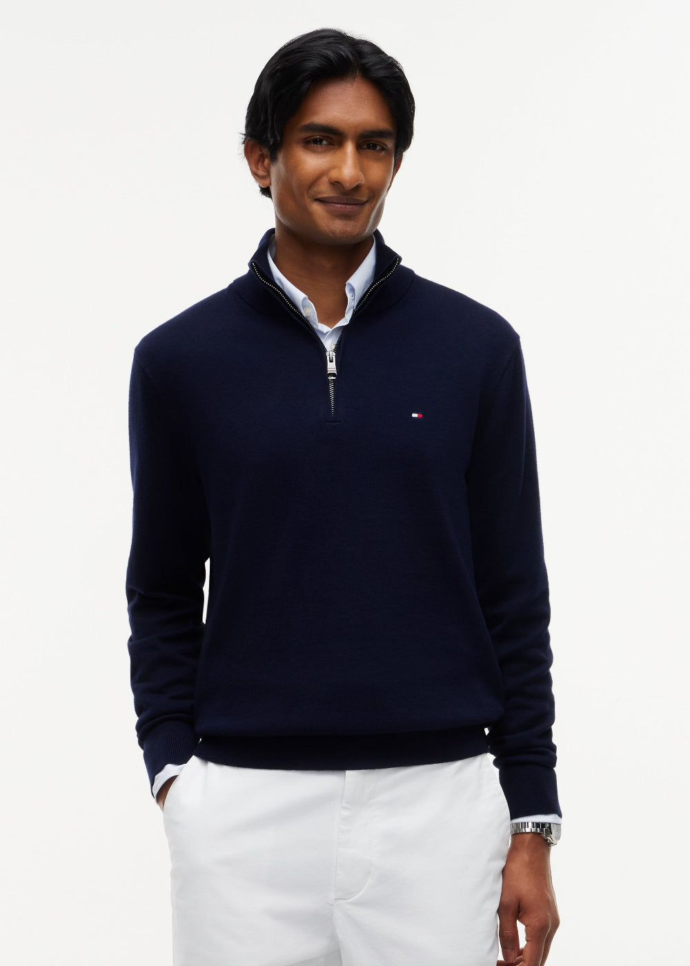 Pima Organic Cotton Cashmere Half Zip