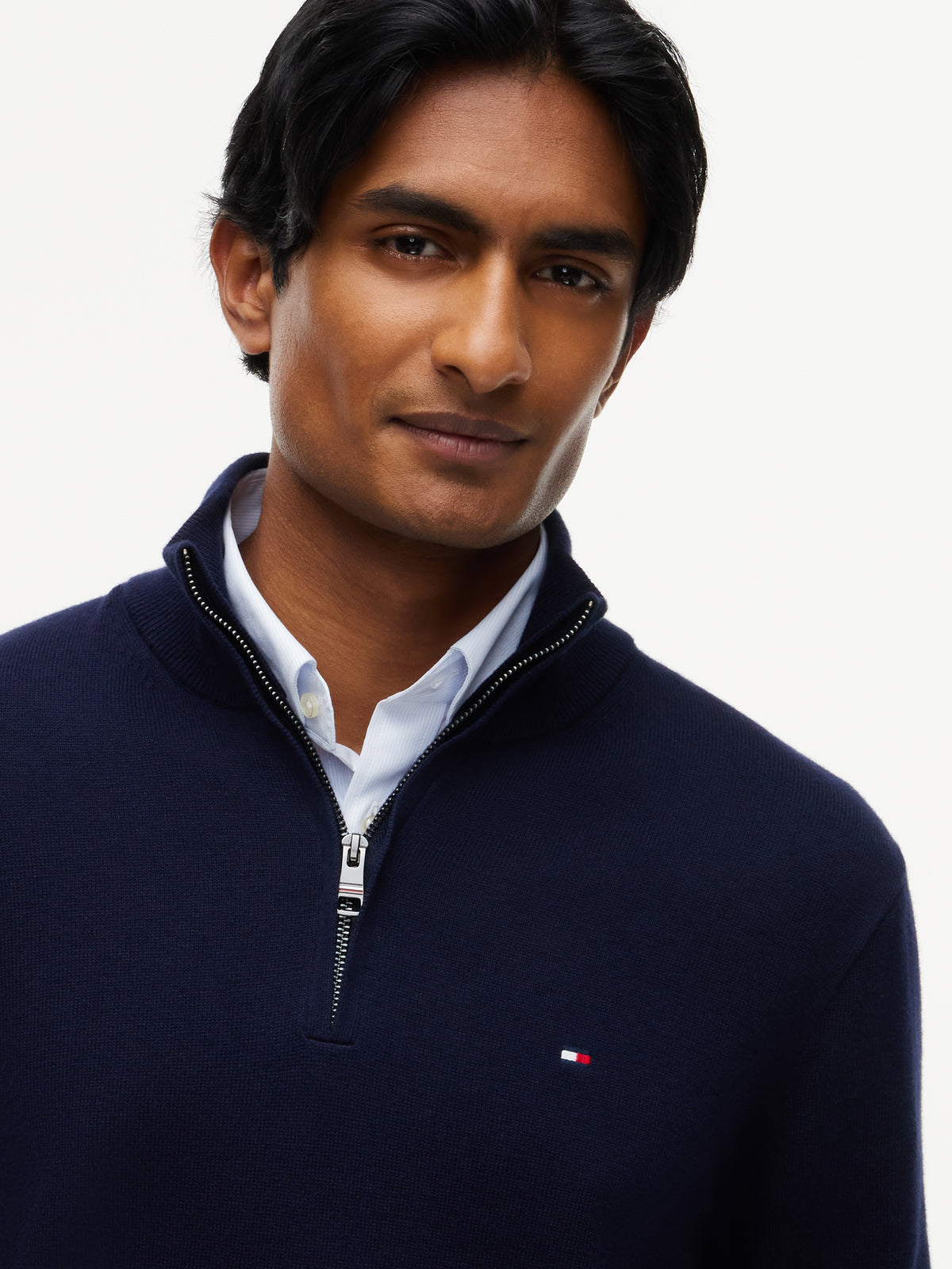 Pima Organic Cotton Cashmere Half Zip