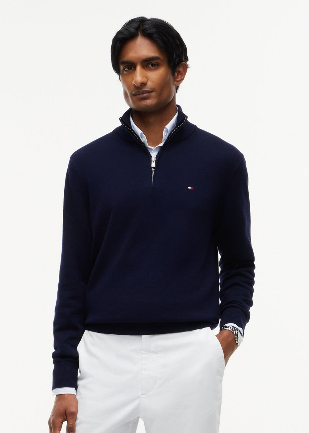 Pima Organic Cotton Cashmere Half Zip