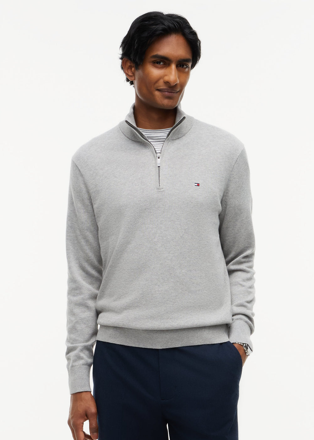 Pima Organic Cotton Cashmere Half Zip