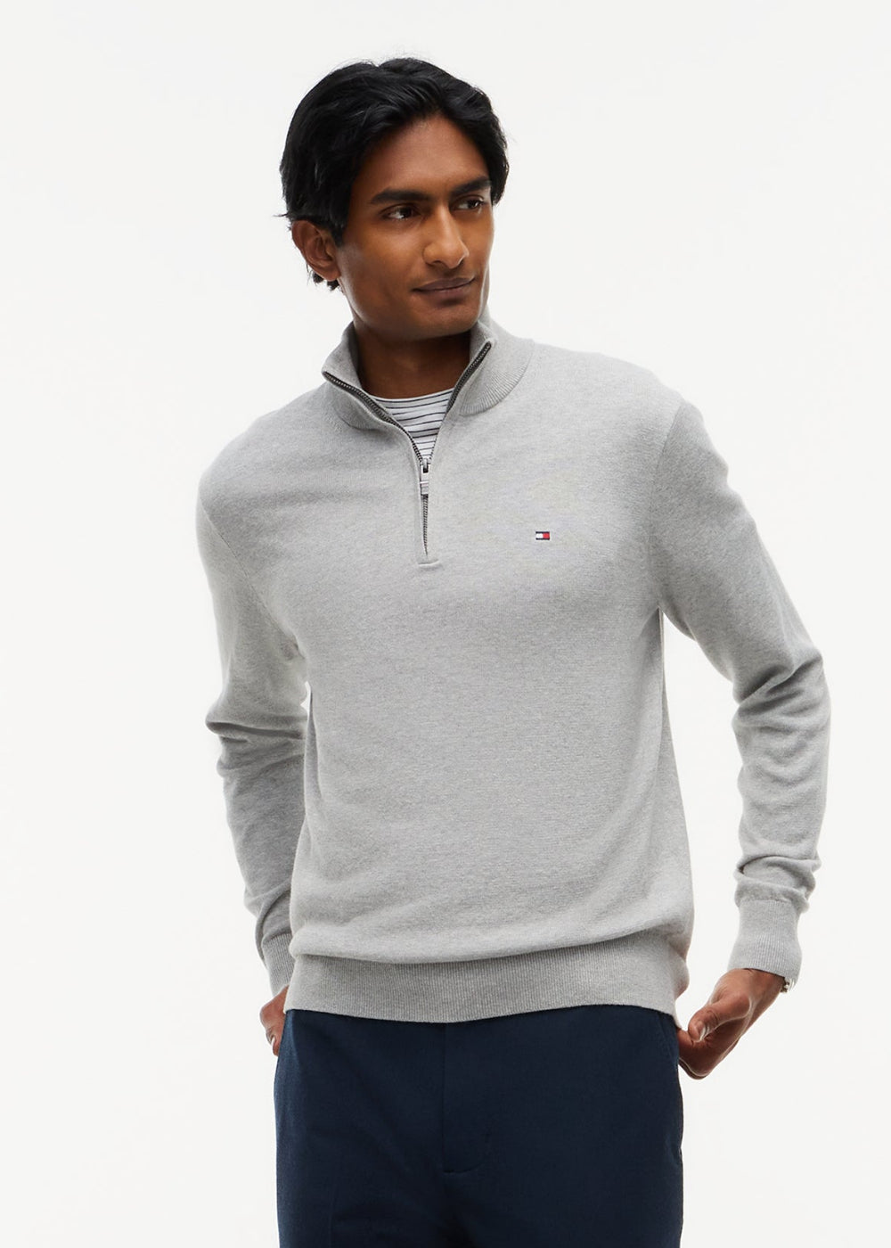 Pima Organic Cotton Cashmere Half Zip