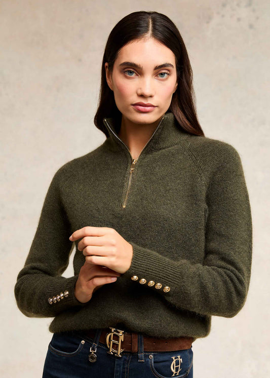 Tori Quarter Zip Knit