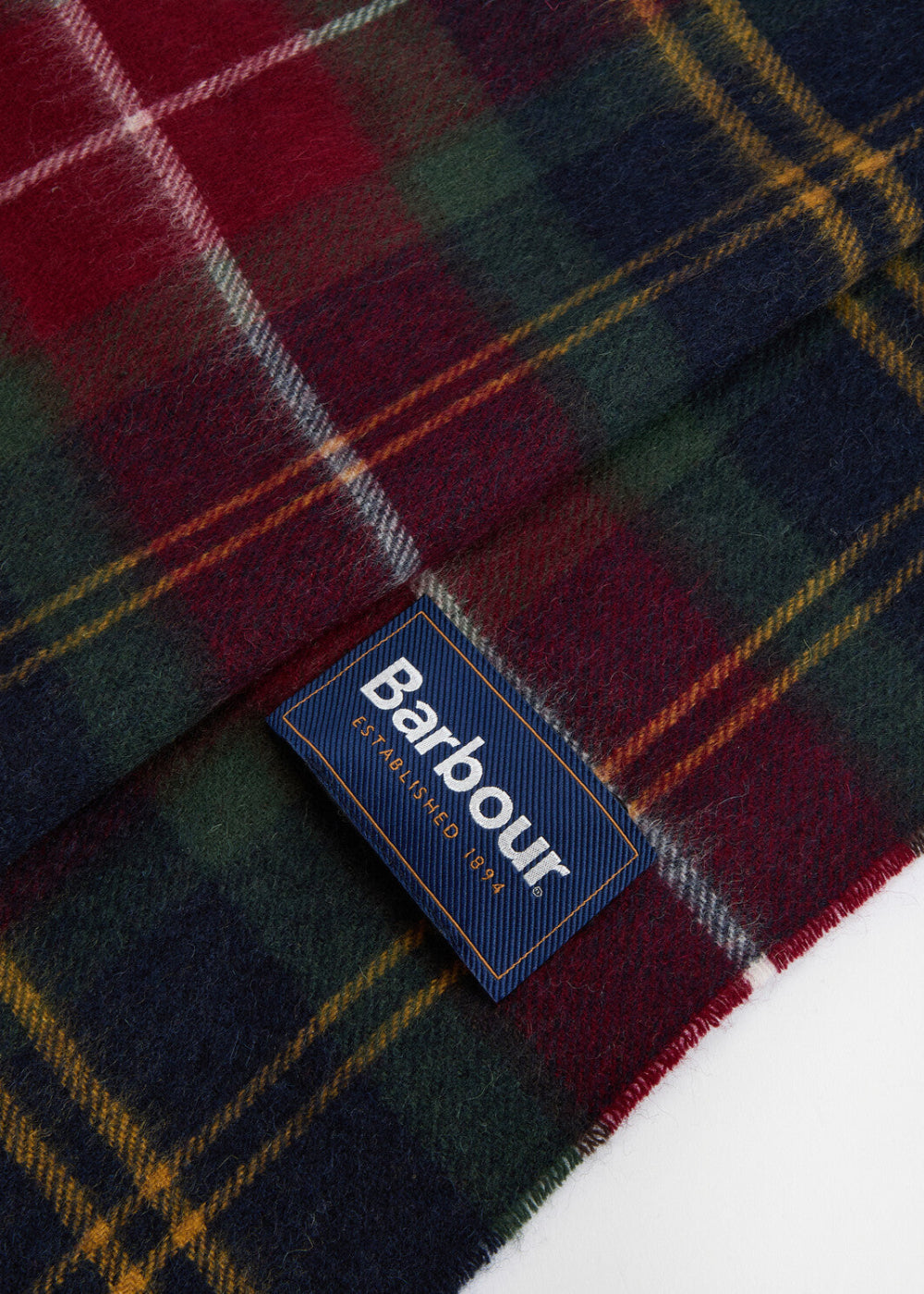 Wool Cashmere Tartan Scarf