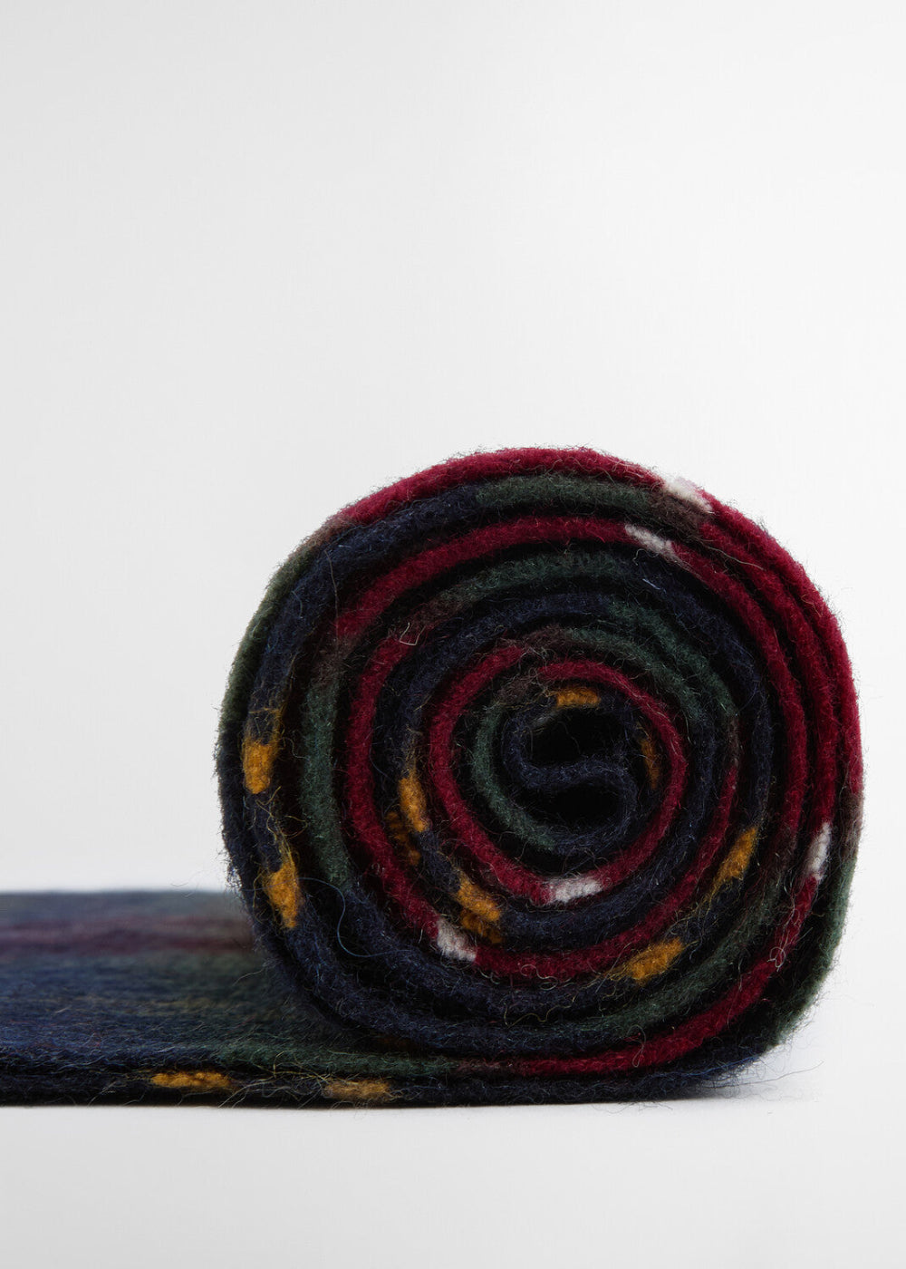 Wool Cashmere Tartan Scarf