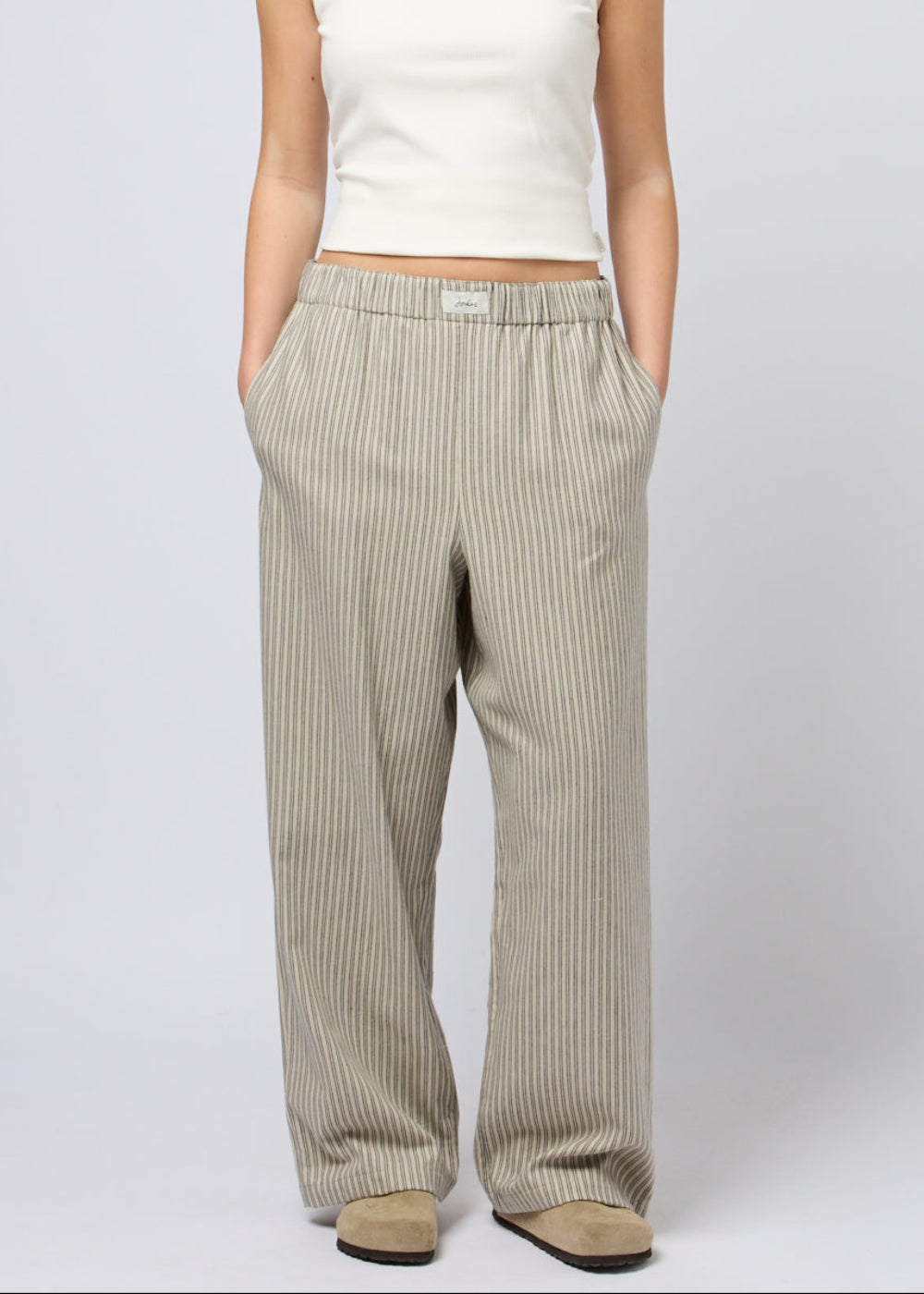 Hallie Flannel Trousers