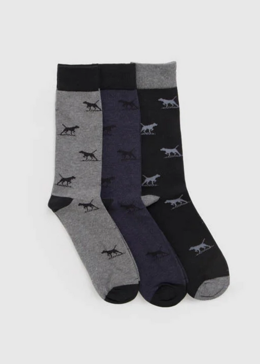 Dogs A Plenty 3 Pack Socks
