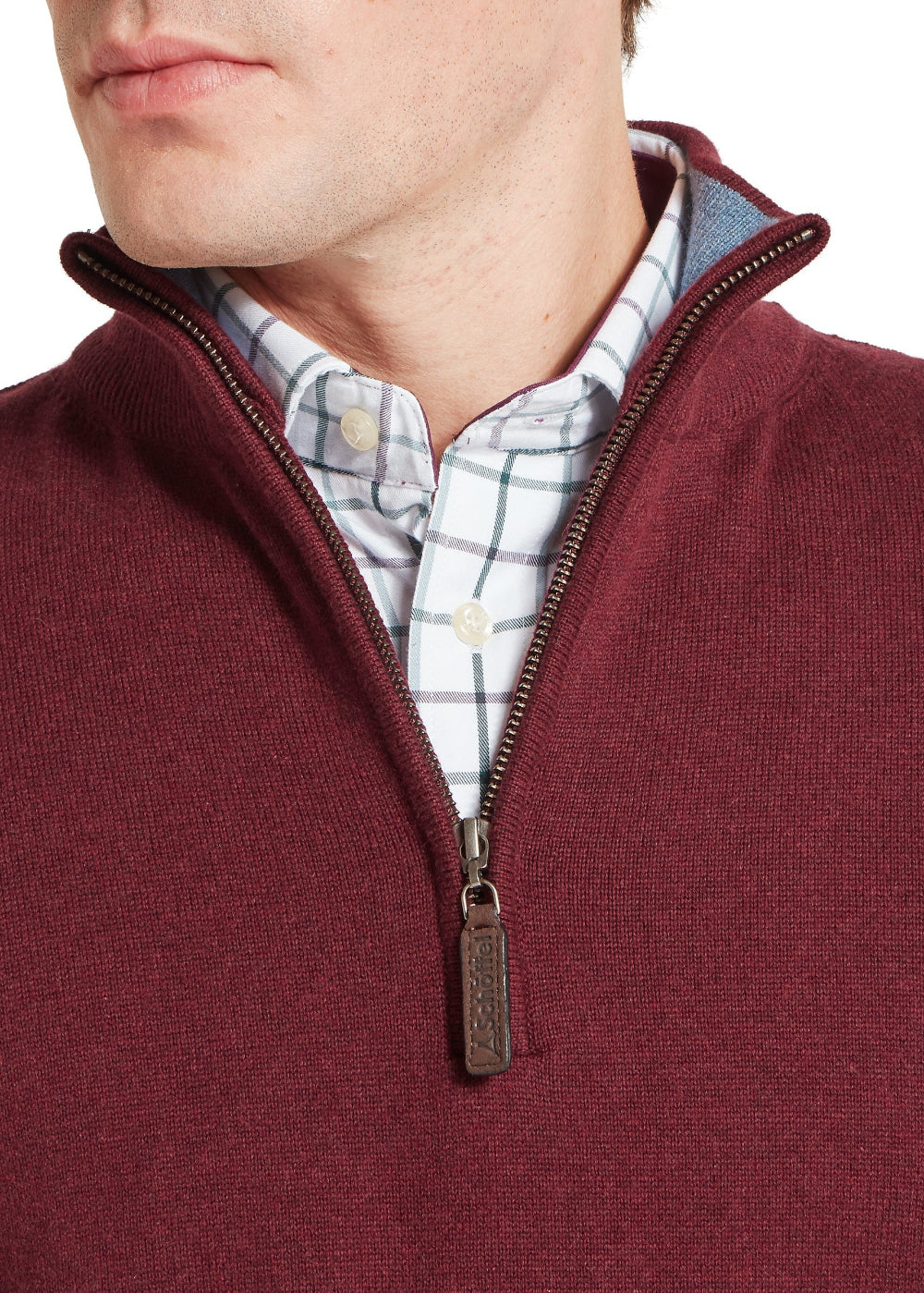 Calton Cotton Cashmere 1/4 Zip Jumper