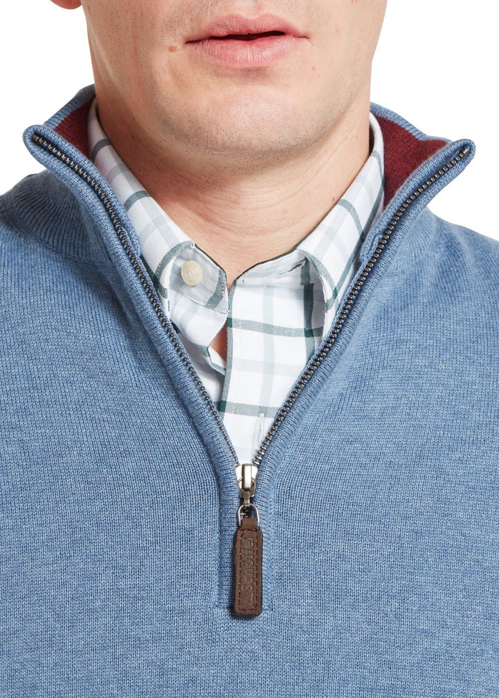 Calton Cotton Cashmere 1/4 Zip Jumper