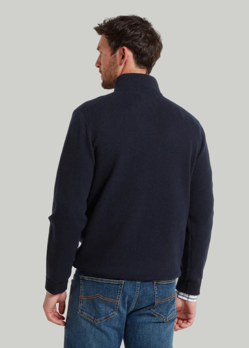 Calton Cotton Cashmere 1/4 Zip Jumper