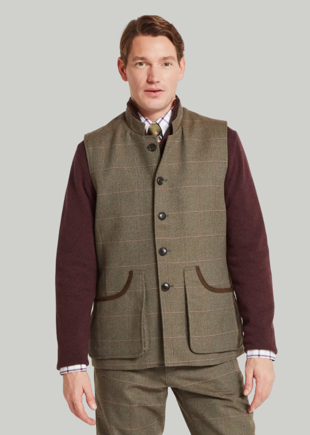 Holcot Tweed Waistcoat AW26 - Lochlane Tweed