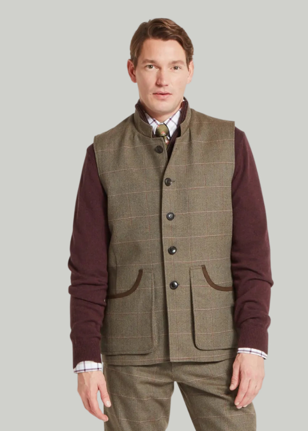 Holcot Tweed Waistcoat AW26 - Lochlane Tweed