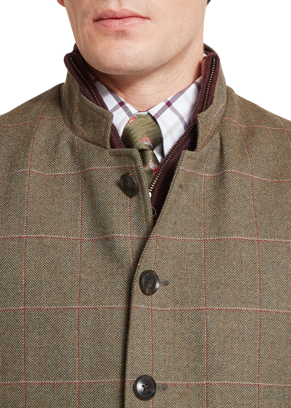 Holcot Tweed Waistcoat AW26 - Lochlane Tweed