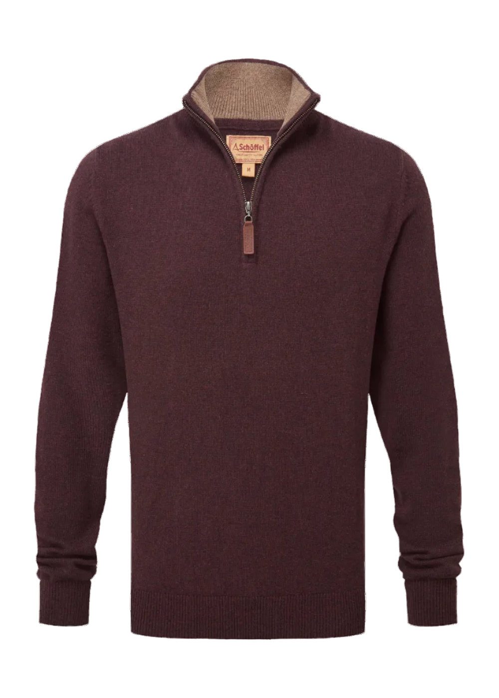 Lewis Lambswool 1/4 Zip Jumper