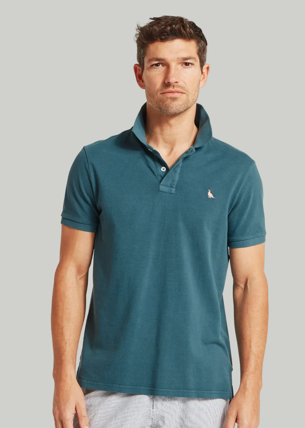 St Ives Jersey Garment Dyed Polo Shirt