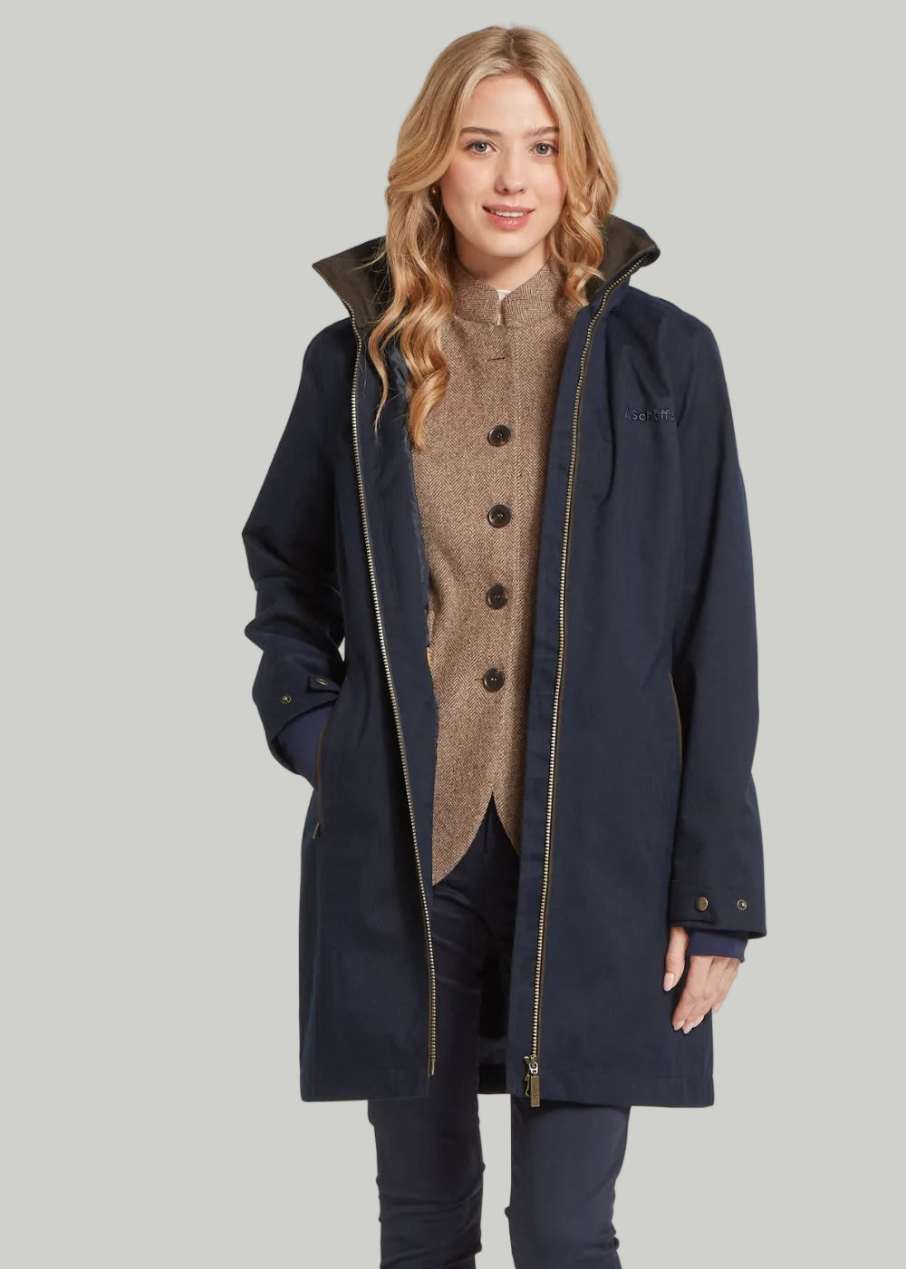 Allexton Waterproof Coat AW26 - Dark Navy