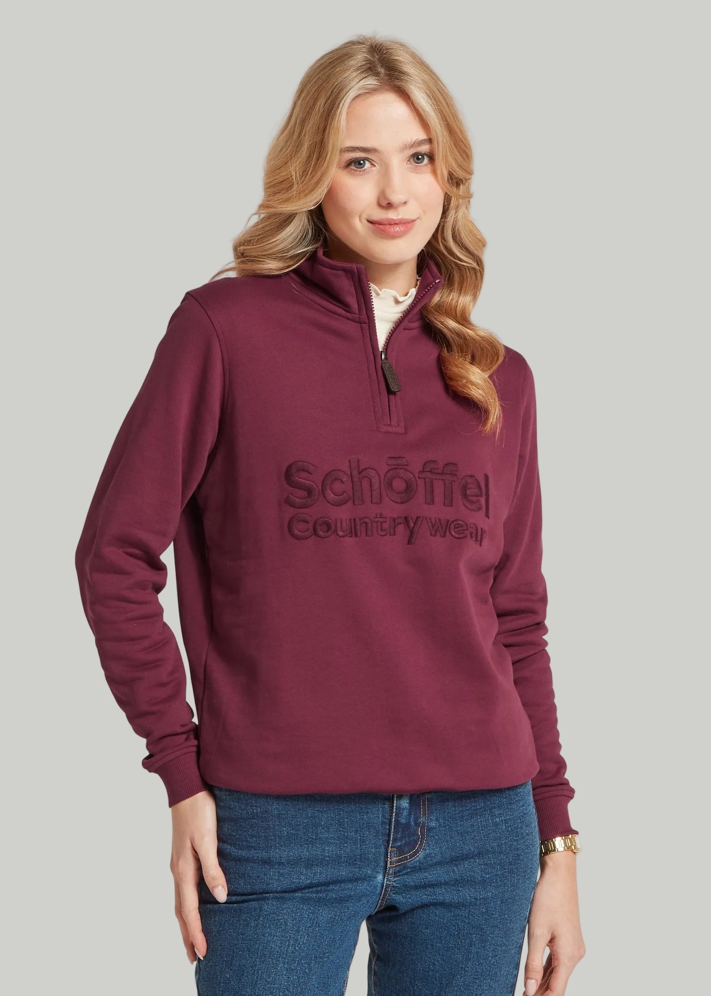 St Issey Sweatshirt AW26 -  Burgundy