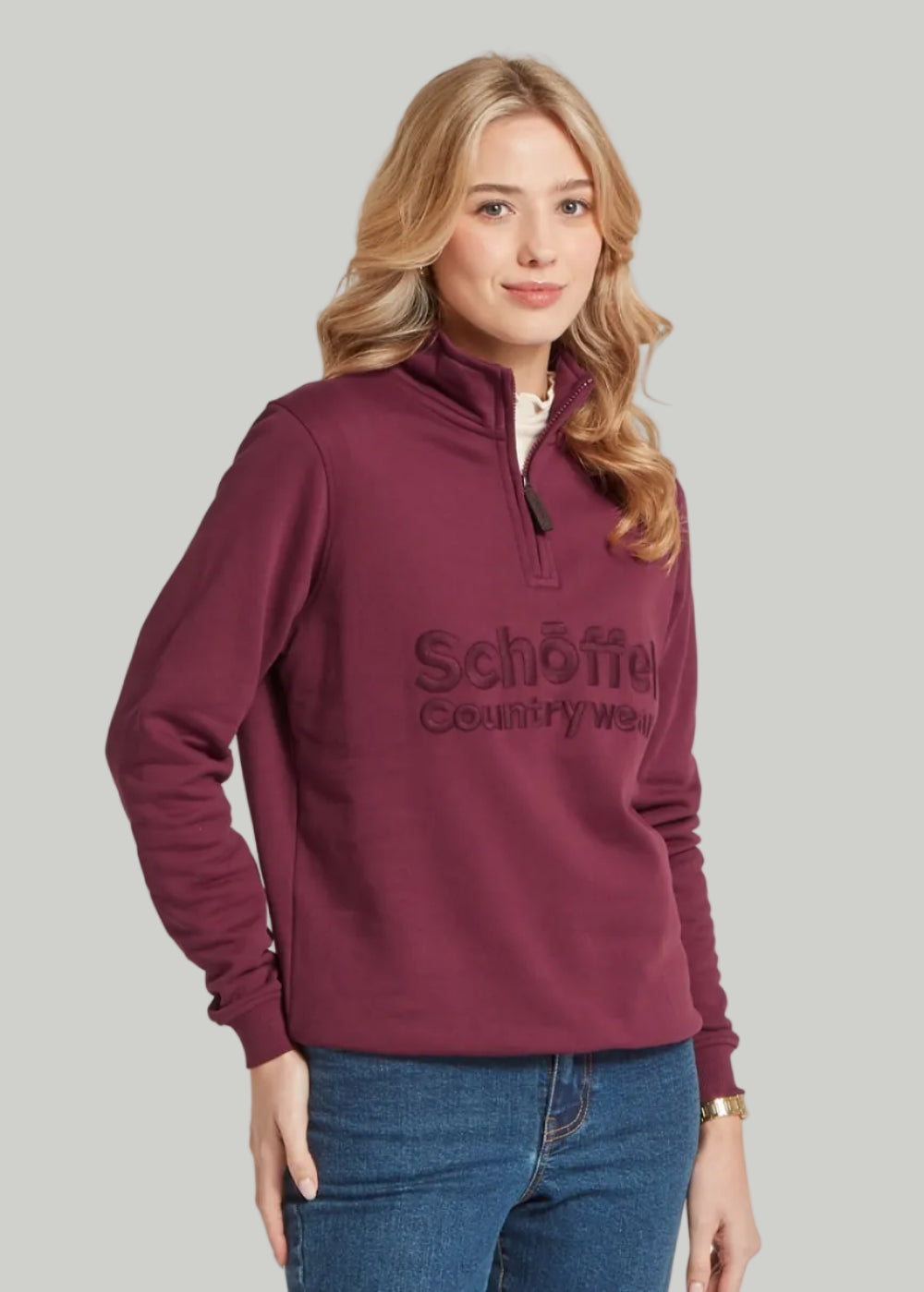 St Issey Sweatshirt AW26 -  Burgundy