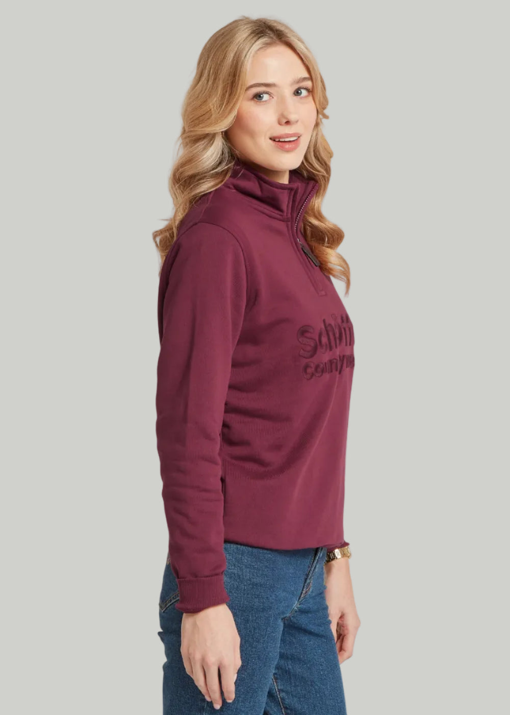 St Issey Sweatshirt AW26 -  Burgundy