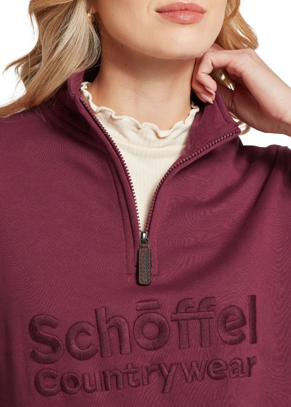 St Issey Sweatshirt AW26 -  Burgundy