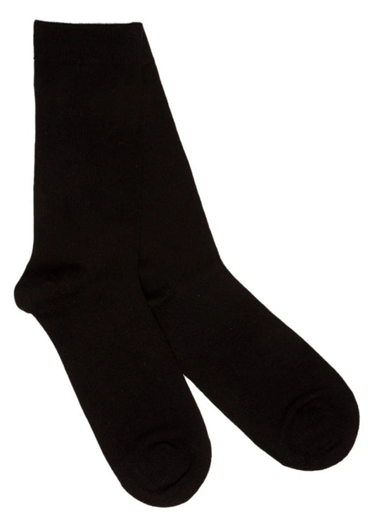 Jet Black Bamboo Socks